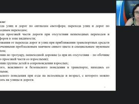 Международный вебинар "Система контроля и оценивания знаний младших школьников по основам безопасности дорожного движения"