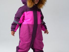 Комбинезон детский текстильный с полиуретановым покрытием для девочек