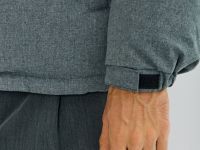 Утеплённая куртка с воротником-стойкой, Серый