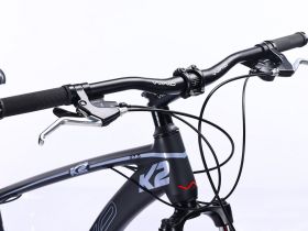 Горный велосипед Wind K2 27.5, год 2025, цвет Серый-Красный, ростовка 19