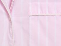 Пижамная рубашка в полоску, Розовый