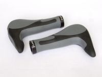 Грипсы с рогами Clark's CE-205 (черный / серый)