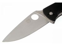 Складной нож Spyderco Tenacious, сталь 8Cr13MOV Satin Plain, рукоять стеклотекстолит G10, чёрный
