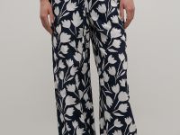 Брюки с принтом из хлопка