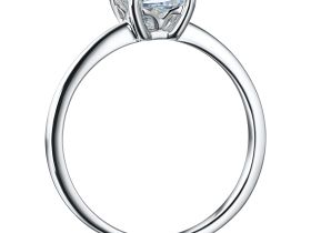 Классическое кольцо из белого золота э4712кц12231175_white