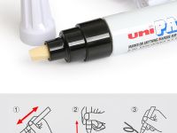 Маркер-краска Uni "Paint" PX-30, 4-8,5 мм, алюминиевый корпус, белый