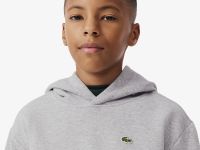 Детская флисовая толстовка Lacoste с капюшоном
