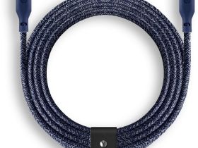 Кабель uBear Trend Cable USB-C — USB-C, 2.4 м, нейлон синий