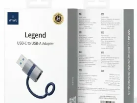 Адаптер WIWU Legend USB-A to USB-C (Wi-C052) (Space Gray)