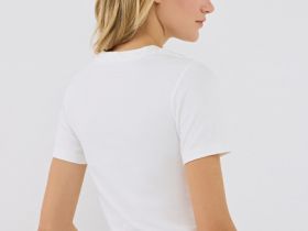 Укороченная футболка, Белый