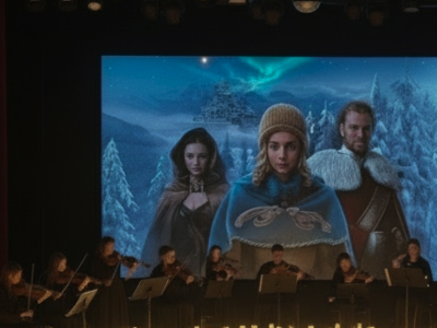 Кино, оркестр и 1000 свечей. &quot;Путешествие к Рождественской звезде&quot; от CinemaLume