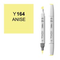 Маркер спиртовой BRUSH Touch Twin цв. Y164 зелёный анис