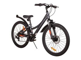 Подростковый велосипед Stels Turbo 430 MD 24, год 2026, цвет Серый, ростовка 11.5