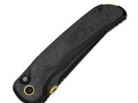 Складной нож Kizer Mithril, сталь M390, рукоять титан/карбон, черный