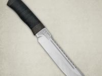 Нож Робинзон-1, кожа, 95х18