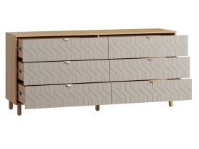 Комод Теджонс 185x85 Деко Латте