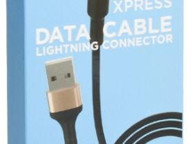 Кабель Hoco X26 USB/Apple Lightning 1 м Чёрный