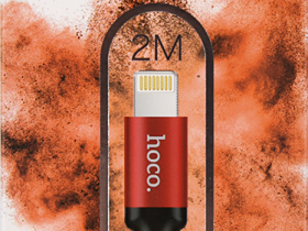 Кабель Hoco X14 USB / Apple Lightning 2 м Красный
