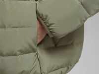 Стеганый пуховик с натуральным пухом