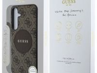 Guess Metal Logo MagSafe для Galaxy S25+ коричневый