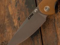 Складной нож CJRB Feldspar, сталь D2, Brown G10