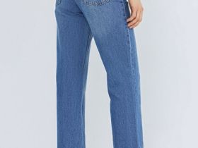 Укороченные джинсы Straight, Синий