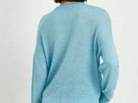 Оверсайз джемпер из мохера и шерсти