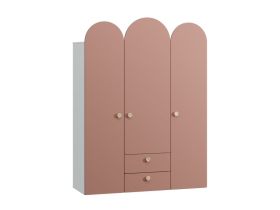 Шкаф детский Арчи 3-145x196 Розовый