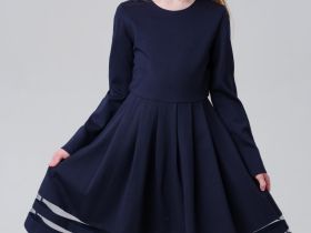 Платье трикотажное для девочек