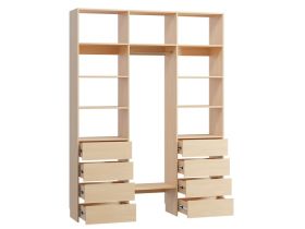 Модуль для гардероба Хелен 3.3-180x240 Береза