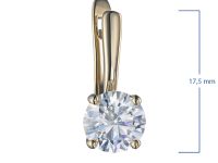 Серьги из желтого золота э0312сг12231176_white