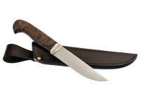 Нож Лидер 2, сталь N690, рукоять карельская береза