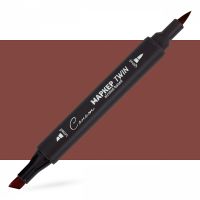 Маркер спиртовой Сонет "TWIN Brush" Шоколадный
