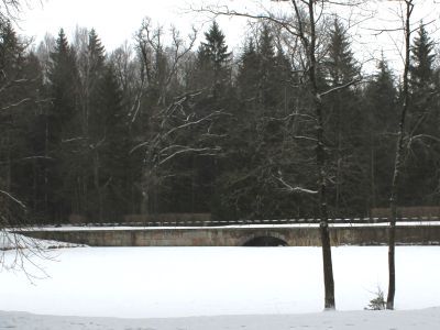 Мост-плотина Большого пруда