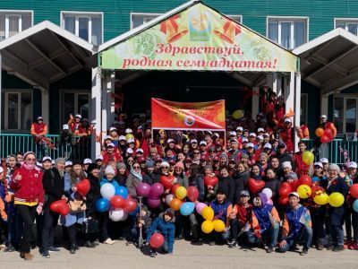 Порядка 150 учащихся школы №17 участвовали в первомайской демонстрации