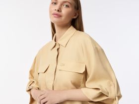 Женская рубашка Lacoste из тенселя