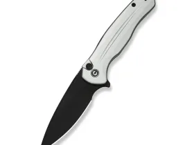 Складной нож CIVIVI Button Lock Kitefin, сталь 14C28N, рукоять алюминий