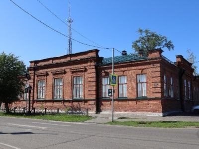 Дом, в котором в начале марта 1917 г. выступил на собрании Я.М.Свердлов, в мае 1917 г. проходили заседания большевиков Енисейского Совета рабочих, солдатских и крестьянских депутатов