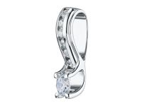 Классическая подвеска из серебра э0612пд12190140_white