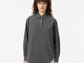 Женская рубашка Lacoste оверсайз