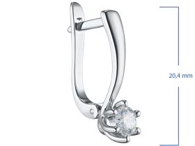 Серьги из белого золота э4712сг08200226_white