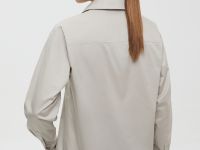 Рубашка прямого кроя из хлопка