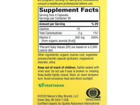 Nature's Way, Alive!, фруктовый источник витамина С, 120 вегетарианских капсул