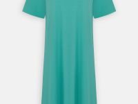 Платье А-силуэта из трикотажного интерлока