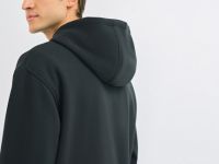 Толстовка на молнии с капюшоном, Черный