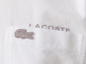 Мужская хлопковая рубашка Lacoste