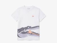 Детская хлопковая футболка Lacoste