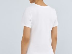 Базовая футболка из хлопка, Белый