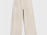 Вельветовые брюки для девочек, Бежевый