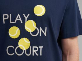 Футболка прямого кроя из джерси